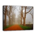 Foggy morning, Oxford 11  x 14  Framed Canvas Print View1