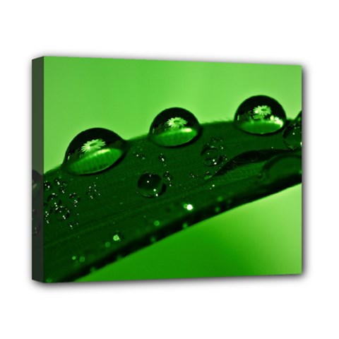 Waterdrops Canvas 10  X 8  (framed) by Siebenhuehner