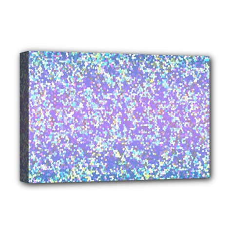 Glitter2 Deluxe Canvas 18  X 12  (framed) by MedusArt