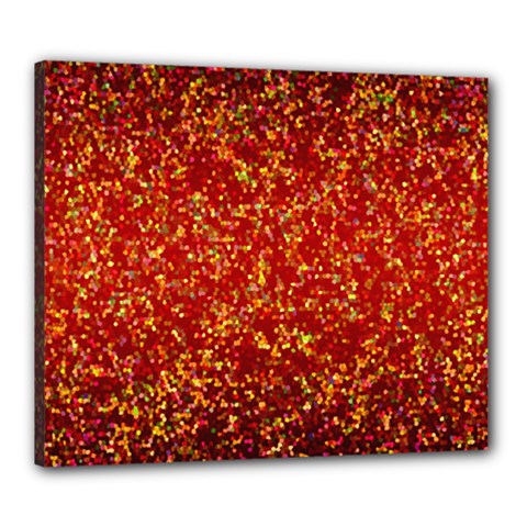 Glitter 3 Canvas 24  X 20  (framed) by MedusArt