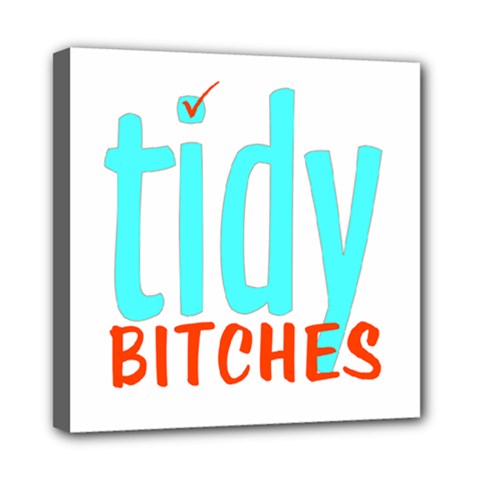 Tidy Bitcheslarge1 Fw Mini Canvas 8  X 8  (framed) by tidybitches