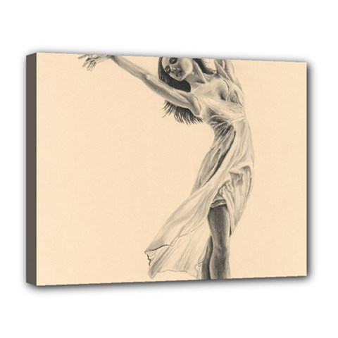 Graceful Dancer Canvas 14  X 11  (framed) by TonyaButcher