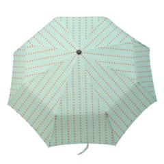 Hearts & Stripes Folding Umbrella by StuffOrSomething