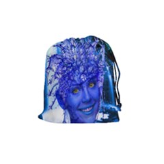 Water Nymph Drawstring Pouch (medium) by icarusismartdesigns