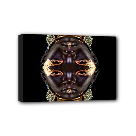 African Goddess Mini Canvas 6  X 4  (framed) by icarusismartdesigns