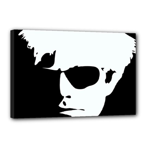 Warhol Canvas 18  X 12  (framed) by icarusismartdesigns