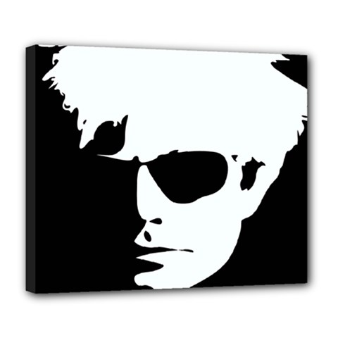 Warhol Deluxe Canvas 24  X 20  (framed) by icarusismartdesigns