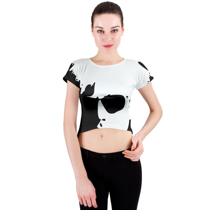 Crew Neck Crop Top