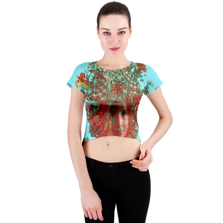 Crew Neck Crop Top