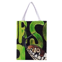 Grass Snake Full All Over Print Classic Tote Bag by JUNEIPER07