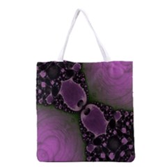 Lavender Lillies All Over Print Grocery Tote Bag by OCDesignss