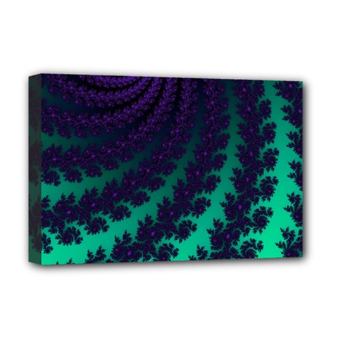 Sssssssfractal Deluxe Canvas 18  X 12  (framed) by urockshop