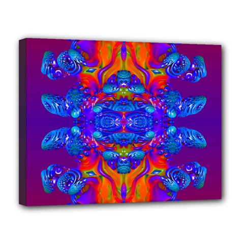 Abstract Reflections Canvas 14  X 11  (framed) by icarusismartdesigns