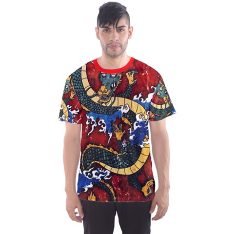 Dragon All Over Print Sport T-shirt (men) by UniqueandCustomGifts