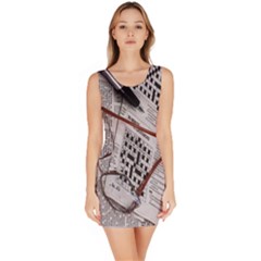 Crossword Genius Bodycon Dress by StuffOrSomething