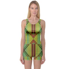 Tribal Shapes Women s Boyleg Swimsuit by LalyLauraFLM