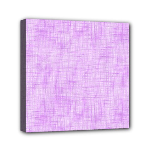 Hidden Pain In Purple Mini Canvas 6  X 6  (framed) by FunWithFibro