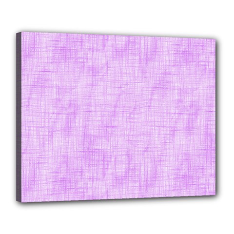 Hidden Pain In Purple Canvas 20  X 16  (framed) by FunWithFibro