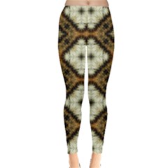 Faux Animal Print Pattern Leggings  by GardenOfOphir