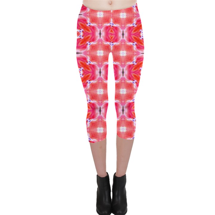 Cute Pretty Elegant Pattern Capri Leggings 