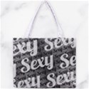 Sexy Text Typographic Pattern Tiny Tote Bag View1