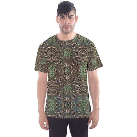 Tribal Print Men s Sport Mesh Tee by dflcprintsclothing