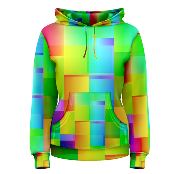 Colorful gradient shapes Pullover Hoodie