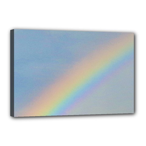 Rainbow Canvas 18  X 12  (framed) by yoursparklingshop