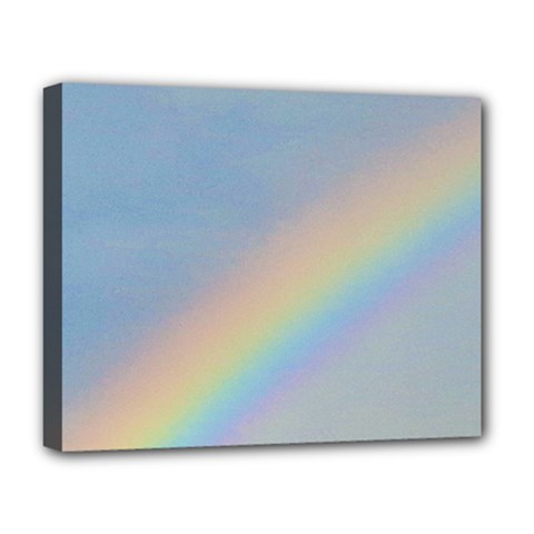 Rainbow Deluxe Canvas 20  X 16  (framed) by yoursparklingshop