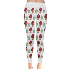 Mushrooms Leggings  by Kathrinlegg