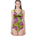 Sassy Lips Bubbles  Women s One Piece Swimsuit View1