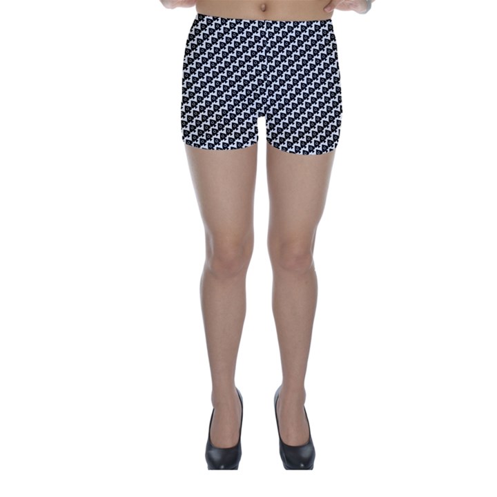 Hot Wife - Queen of Spades Motif Skinny Shorts