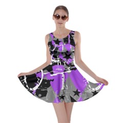 Purple Scene Kid Skater Dress by ArtistRoseanneJones