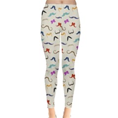 Mustaches Leggings  by boho