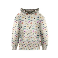 Mustaches Kid s Pullover Hoodie by boho