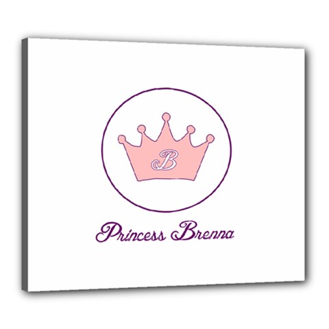 Princess Brenna2 Fw Canvas 24  X 20  (framed) by brennastore