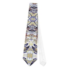 Oriental Geometric Floral Print Neckties (one Side)  by dflcprints