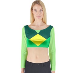 Dorito Nerd Long Sleeve Crop Top by ULTRACRYSTAL