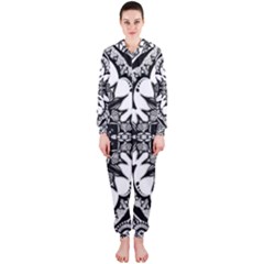 Doodle Cross  Hooded Jumpsuit (ladies) by KirstenStarFashion