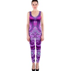 Purple Ecstasy Fractal Onepiece Catsuit by KirstenStarFashion