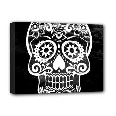 Skull Deluxe Canvas 16  X 12   by ImpressiveMoments