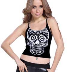 Skull Spaghetti Strap Bra Tops by ImpressiveMoments