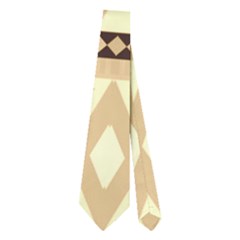 Fancy Tribal Border Pattern Beige Neckties (two Side)  by ImpressiveMoments