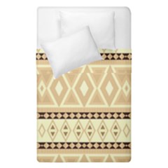 Fancy Tribal Border Pattern Beige Duvet Cover (single Size) by ImpressiveMoments