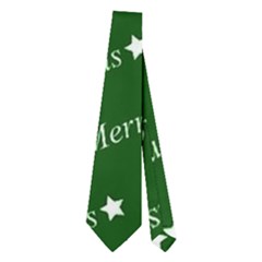 Merry Christmas,text,green Neckties (two Side)  by ImpressiveMoments