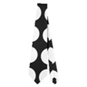 Black And White Leaf Pattern Neckties (Two Side)  View1