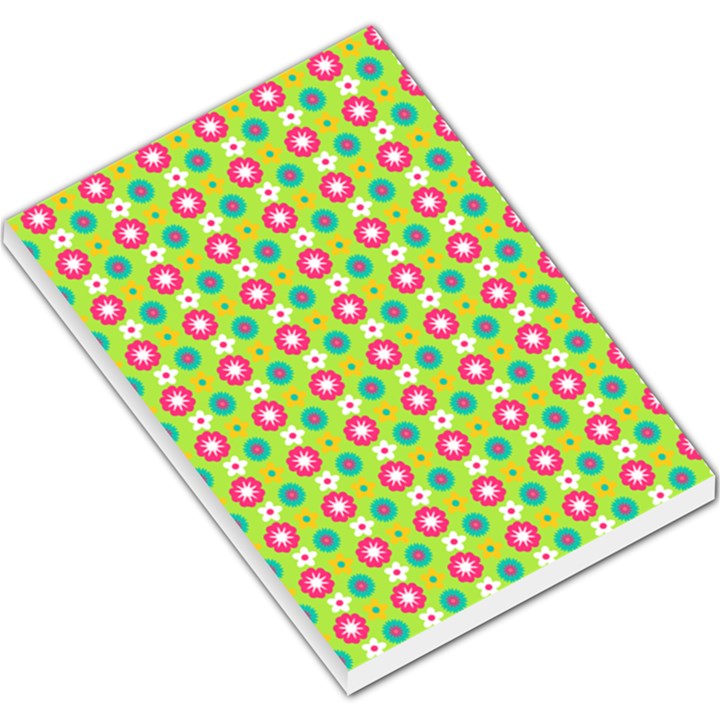 Cute Floral Pattern Large Memo Pads