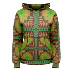 Tribal Shapes Pattern Women s Pullover Hoodie by LalyLauraFLM