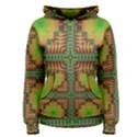 Tribal shapes pattern Women s Pullover Hoodie View1