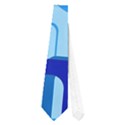 Retro Pattern 1971 Blue Neckties (One Side)  View1